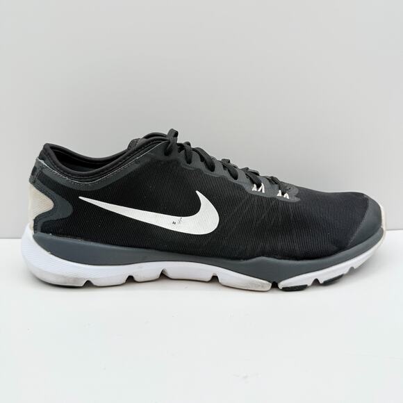 Nike Flex Train Womens Size 10 Black Low Top Running Sneaker Shoes 819026-002‎ - Picture 1 of 8